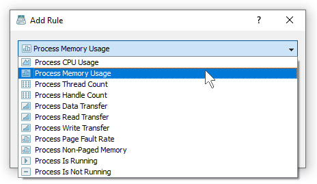 SysGauge Process Monitoring Rules