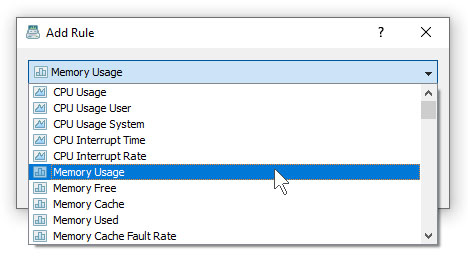 SysGauge System Monitoring Rules